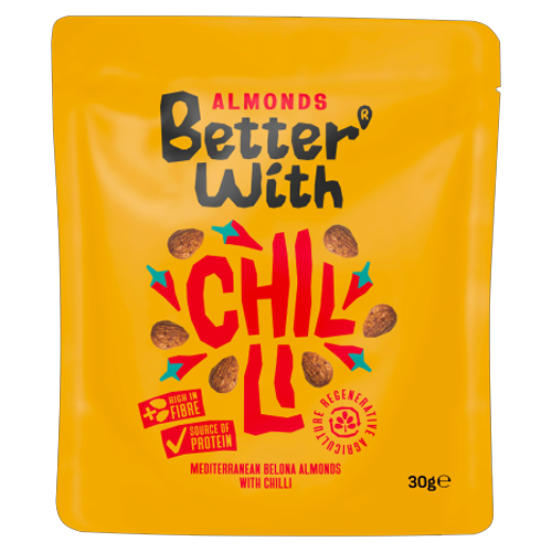 BETTER WITH CHILLI ALMONDS 10X 30G