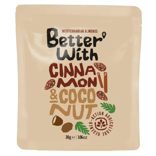 BETTER WITH CINNAMON & COCONUT ALMONDS 10X 30G