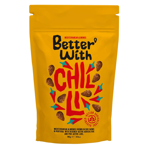 BETTER WITH CHILLI ALMONDS 8X 140G