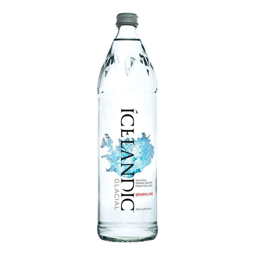 ICELANDIC GLACIAL SPARKLING WATER GLASS 750ML