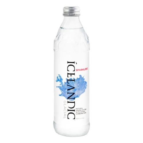 ICELANDIC GLACIAL SPARKLING WATER GLASS 330ML