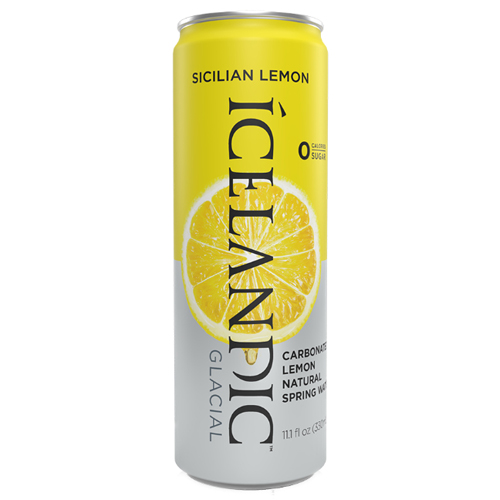 ICELANDIC GLACIAL WATER CAN LEMON 330ML