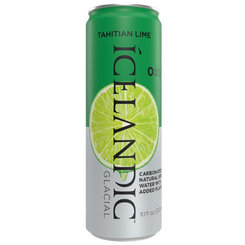 ICELANDIC GLACIAL WATER CAN LIME 330ML