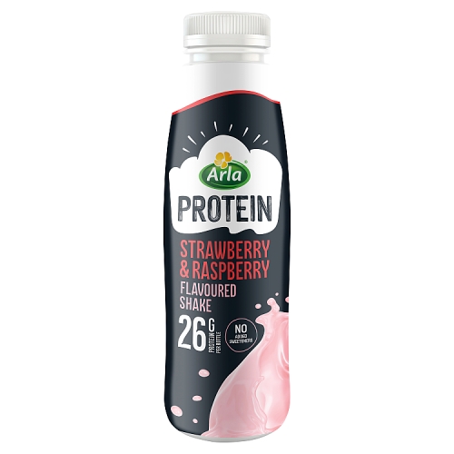 ARLA PROTEIN STRAWBERRY & RASPBERRY 482ML
