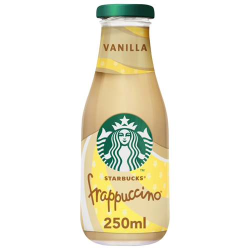 STARBUCKS FRAPPUCCINO VANILLA GLASS 250ML