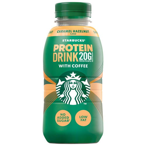 STARBUCKS PROTEIN CARAMEL HAZELNUT PET 330ML