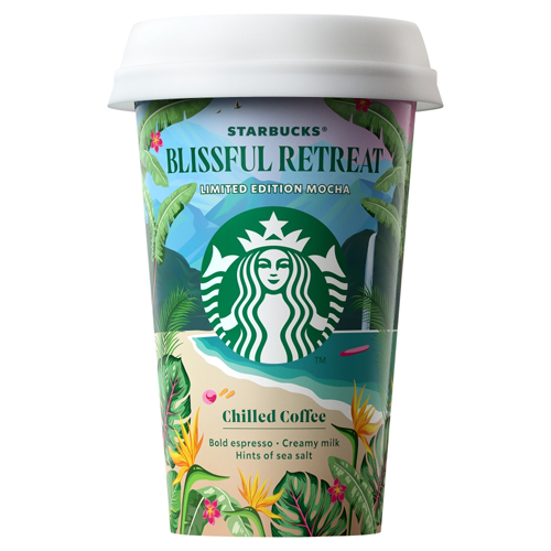 STARBUCKS CHILLED CUP BLISSFUL RETREAT MOCHA WITH SEA SALT 220ML