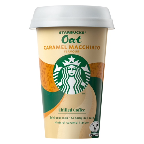 STARBUCKS OAT CARAMEL MACCHIATO ICED COFFEE 220ML