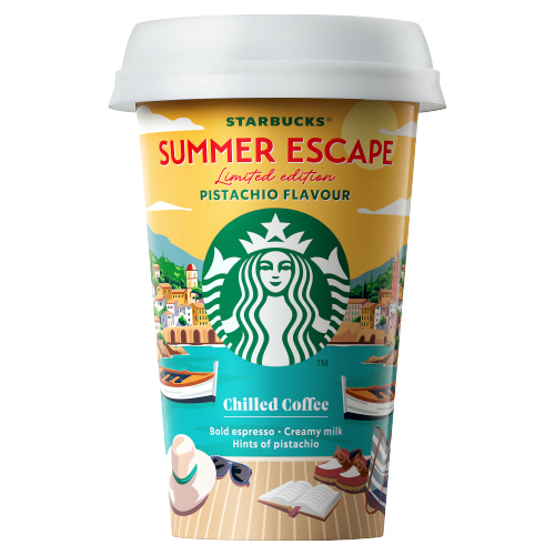 STARBUCKS SUMMER ESCAPE PISTACHIO FLAVOUR CHILLED COFFEE 220ML