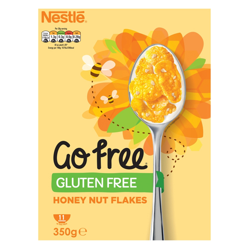 GO FREE HONEY NUT CORN FLAKES 350G
