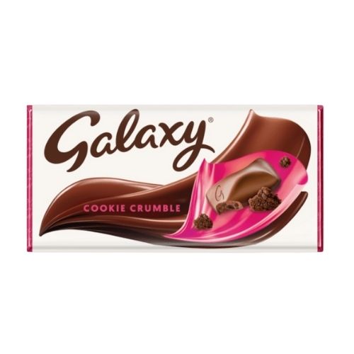GALAXY COOKIE CRUMBLE CHOCOLATE BAR 114G