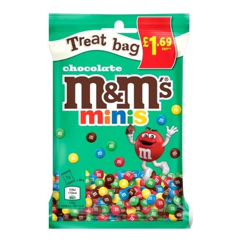 M&M'S MINIS TREAT BAG PMP £1.69 70G