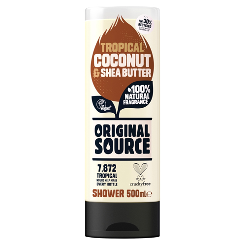 ORIGINAL SOURCE SHOWER GEL COCONUT SHEA BUTTER XL 500ML