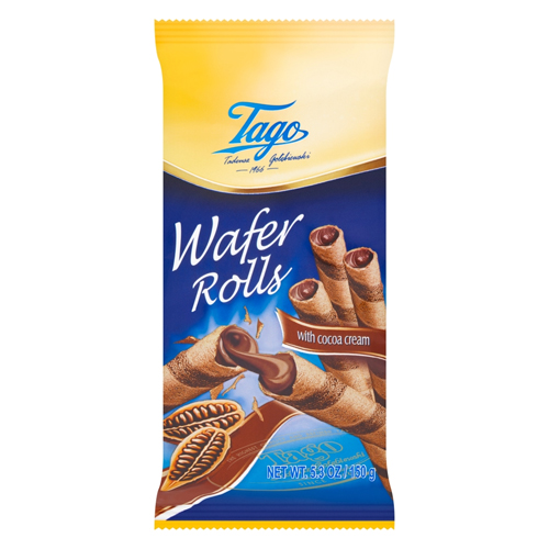 TAGO WAFER ROLLS WITH COCOA CREAM 150G