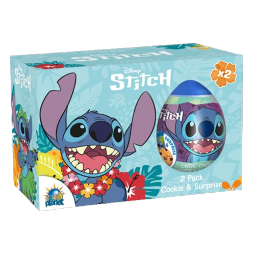 LILO & STITCH SURPRISE EGG WITH COOKIES 2PK 11G