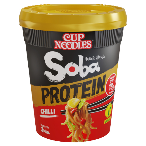 SOBA CUP PROTEIN CHILLI NOODLES 90G