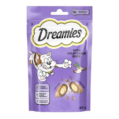 DREAMIES CAT TREAT BISCUITS WITH DUCK 60G