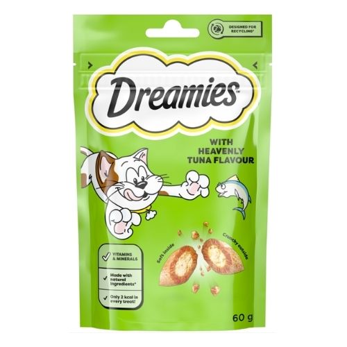 DREAMIES CAT TREAT BISCUITS WITH TUNA FLAVOUR 60G