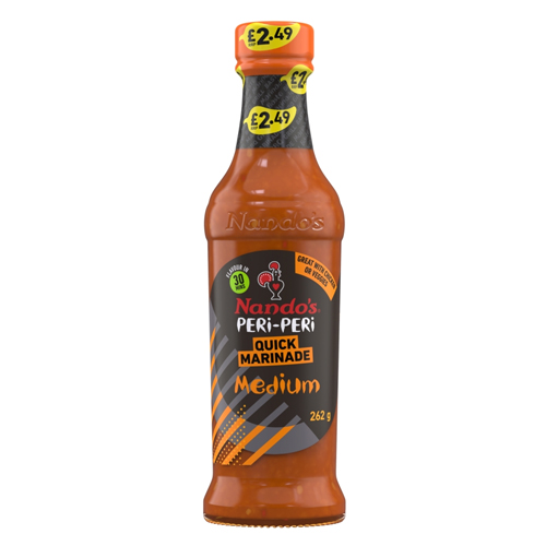 NANDO'S MEDIUM PERI PERI MARINADE PMP £2.49 262G