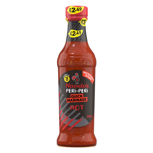 NANDO'S HOT PERI-PERI MARINADE PMP £2.49 260G