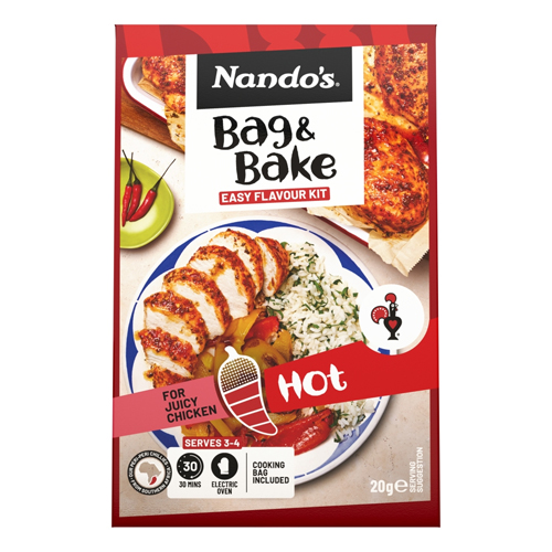 NANDO'S BAG N BAKE HOT 20G