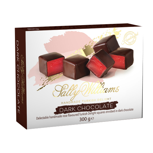 SALLY WILLIAMS TURKISH DELIGHT DARK CHOCOLATE 300G
