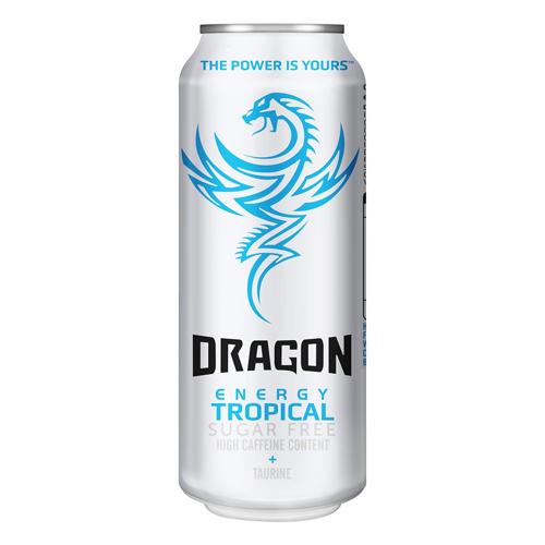DRAGON ENERGY SUGAR FREE TROPICAL 500ML
