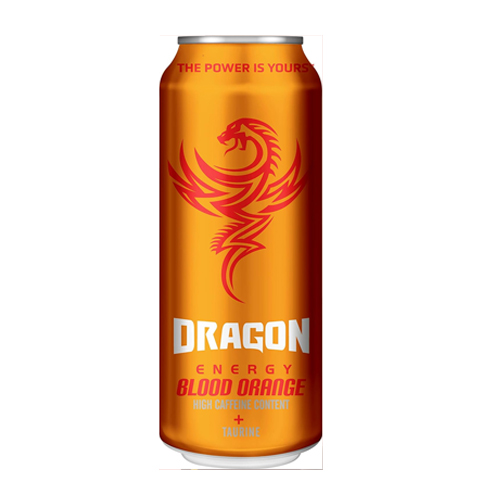 DRAGON ENERGY BLOOD ORANGE 500ML