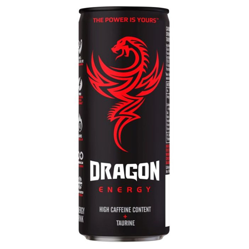 DRAGON ENERGY RED PMP £1.00 500ML