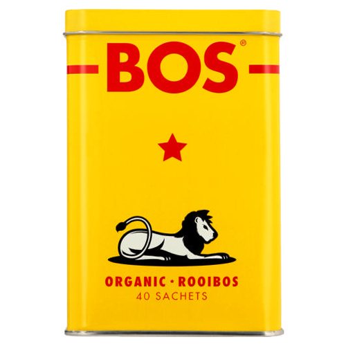 BOS ORGANIC ROOIBOS TIN 40 TEA BAGS 100G