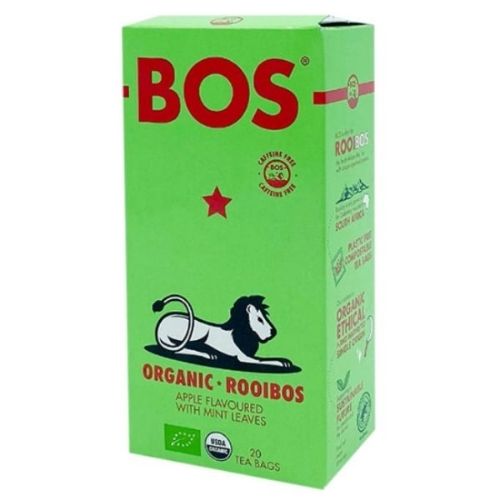 BOS ORGANIC APPLE & MINT R'BOS 20 TEA BAGS 50G