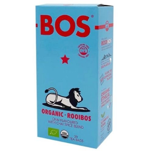 BOS ORGANIC CHAI ROOIBOS 20 TEA BAGS 50G