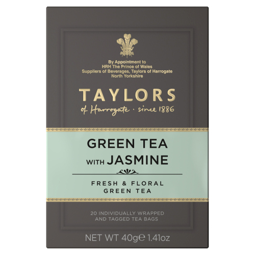 TAYLORS OF HARROGATE GREEN TEA WITH JASMINE 20 TEA BAGS 40G