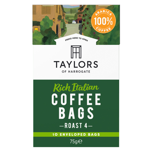 TAYLORS RICH ITALIAN COFFEE BAGS 75G