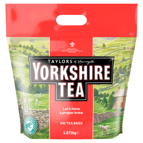 TAYLORS YORKSHIRE TEA 600 TEA BAGS 1.875KG