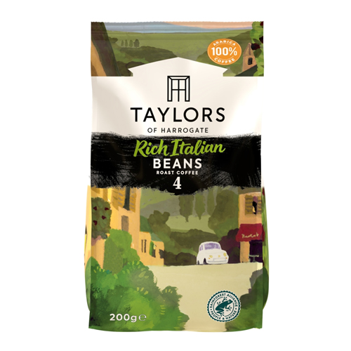 TAYLORS RICH ITALIAN COFFEE BEANS 200G