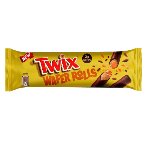 TWIX WAFER ROLLS 12PK 22.5G