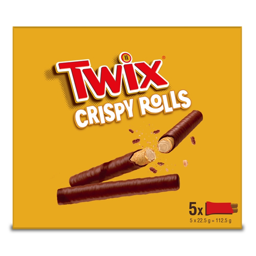 TWIX CRISPY ROLLS 5PK