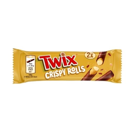 TWIX CHOCOLATE & CARAMEL CRISPY ROLLS 22.5G