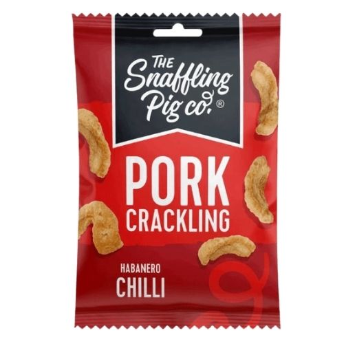 SNAFFLING PIG HABANERO CHILLI CRACKLING 12X 40G