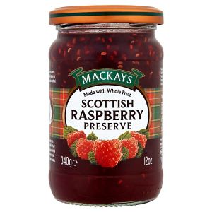 MACKAYS SCOTTISH RASPBERRY PRESERVE 340G