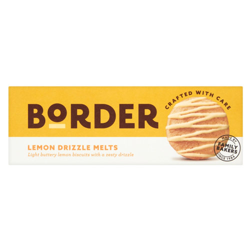 BORDER LEMON DRIZZLE MELTS 150G