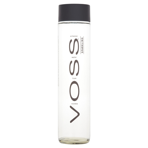 VOSS WATER SPARKLING GLASS 800ML