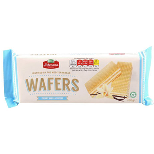 BELLO ARTIZANO VANILLA CREAM WAFERS 100G