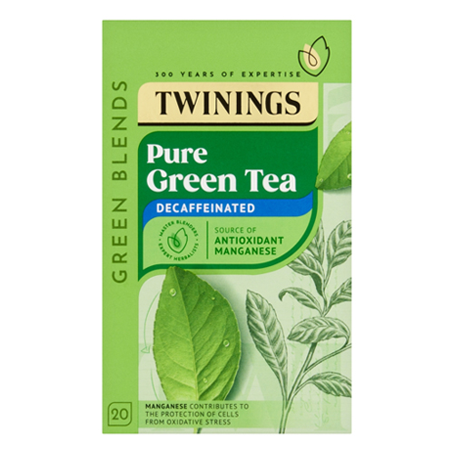 TWININGS DECAFFEINATED PURE GREEN TEA 35G
