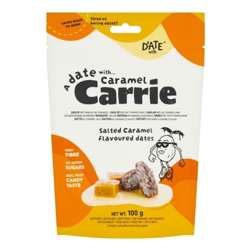 SUNSHINE DELIGHTS A DATE WITH CARAMEL CARRIE 100G
