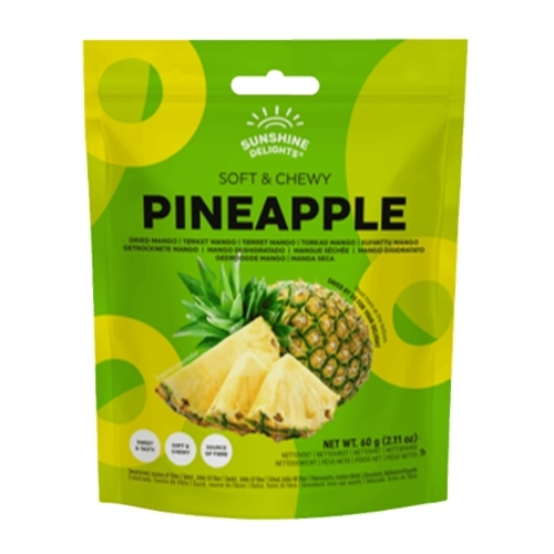 SUNSHINE DELIGHTS S&C PINEAPPLE 60G
