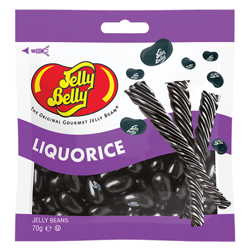 JELLY BELLY LIQUORICE 70G