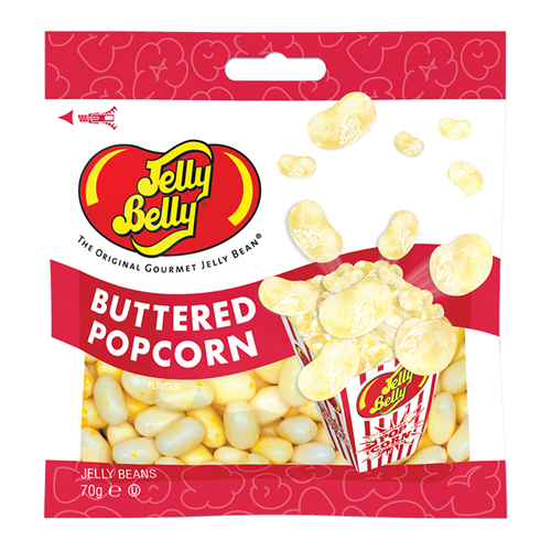 JELLY BELLY BUTTERED POPCORN JELLY BEANS POUCH 70G