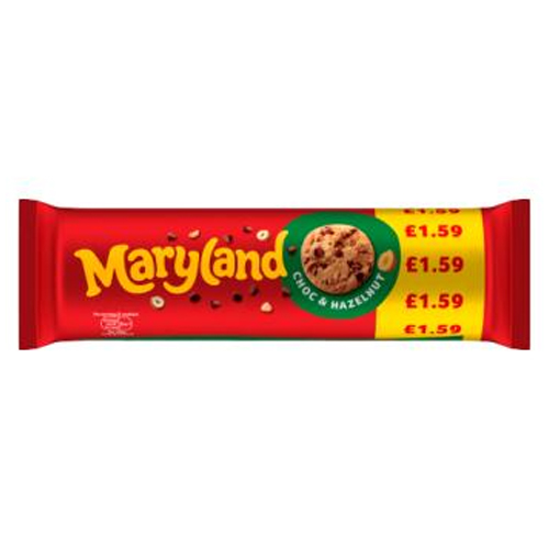 MARYLAND COOKIES CHOCOLATE CHIP & NUT PMP £1.59 200G